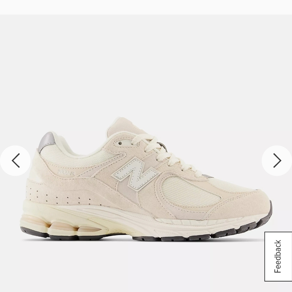 New Balance 2002R Cream Sneakers